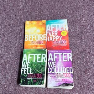 Anna Todd After Series Set of 4 Books Romance Paperback
